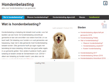 Tablet Screenshot of hondenbelasting.net